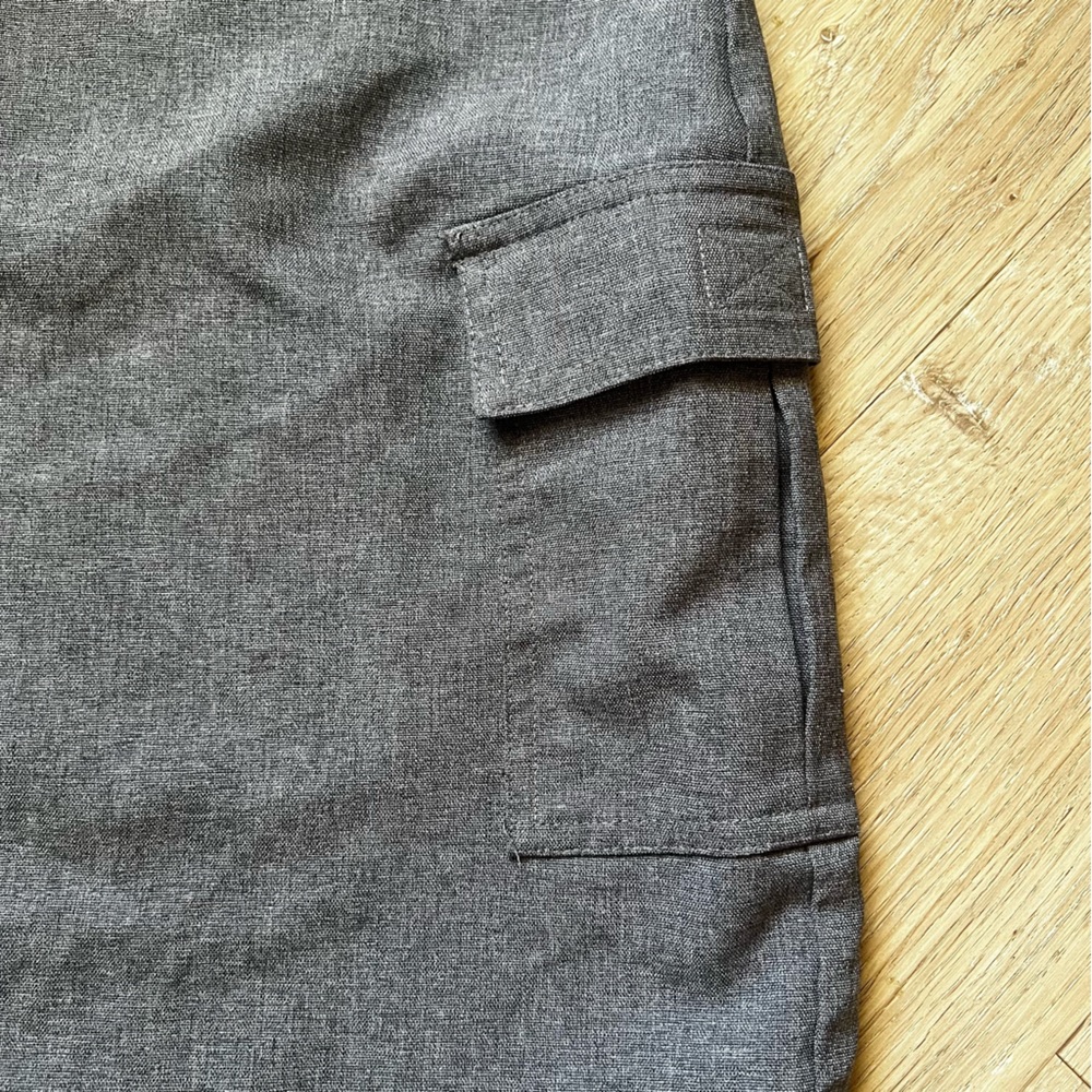 Vintage 90s Y2K Office Siren Minimalist Drawstring Cargo Skirt - Picture 10 of 11